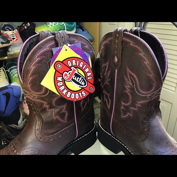 Justin Wkl9980 Safety Toe Work Boots - Womens - Picture 10 of 16